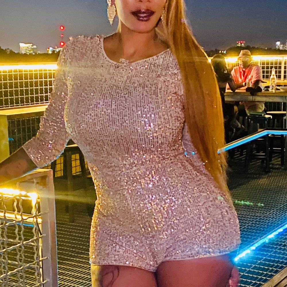 Sequins Romper
